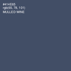 #414E65 - Mulled Wine Color Image